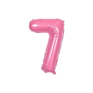숫자은박풍선 소 [7] 핑크